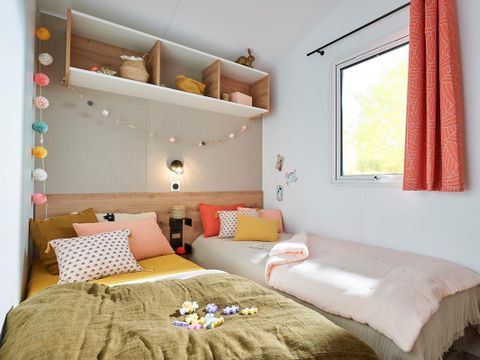 MOBILHOME 4 personnes - Mobilhome EVASION Confort 27m² - 2 chambres / Terrasse couverte + TV 4 pers