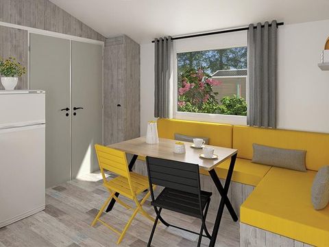 MOBILHOME 4 personnes - Mobilhome EVASION Confort 27m² - 2 chambres / Terrasse couverte + TV 4 pers