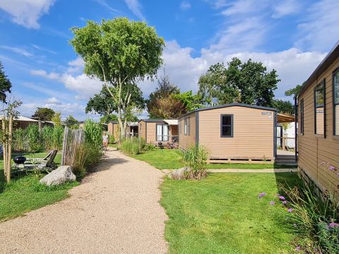 MOBILHOME 6 personnes - HORIZON Premium 33m² 3 chambres Terrasse couverte