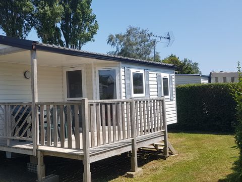 Mobilhome 4 personnes - Mobilhome ATLANTIQUE Standard 27m² - 2 chambres / Terrasse intégrée semi-couverte + TV 4 pers