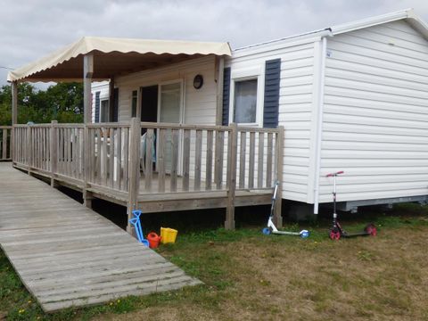 MOBILHOME 4 personnes - Mobilhome MOLENE Confort PMR 31m² - 2 chambres / terrasse couverte + TV 4 pers