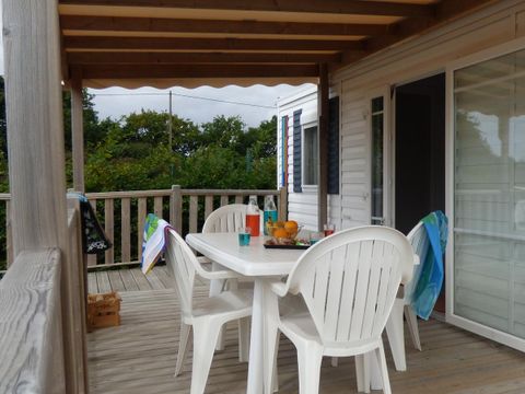 MOBILHOME 4 personnes - MOLENE Confort PMR 31m² - 2 chambres / terrasse couverte + TV