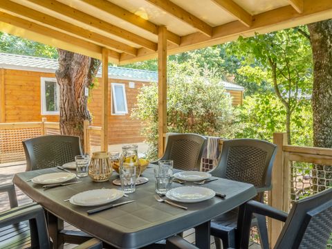 MOBILHOME 8 personnes - Cottage Confort 4 chambres 2 salles de bains