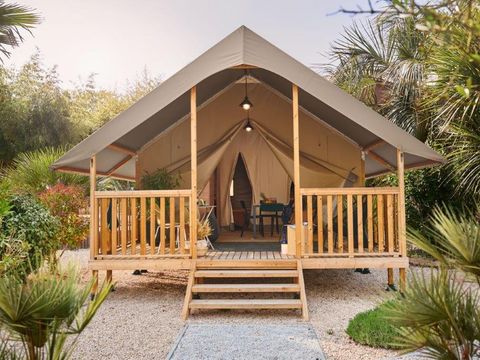 TENTE TOILE ET BOIS 4 personnes - Tente Lodge Wood [Nouveauté!] - 23m² - 2 chambres