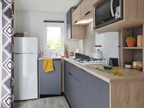Mobilhome 4 personnes - Mobil home Premium 4 pers. - 30 m² - Climatisation - 2 chambres - terrasse couverte