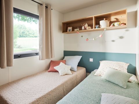 MOBILHOME 8 personnes - Premium+ 6/8 pers. 35 m² - Climatisation - 3 chambres - Belle terrasse