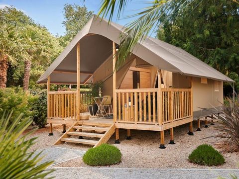 TENTE TOILE ET BOIS 5 personnes - Nouveauté 2026 ! ECOLODGE PREMIUM 