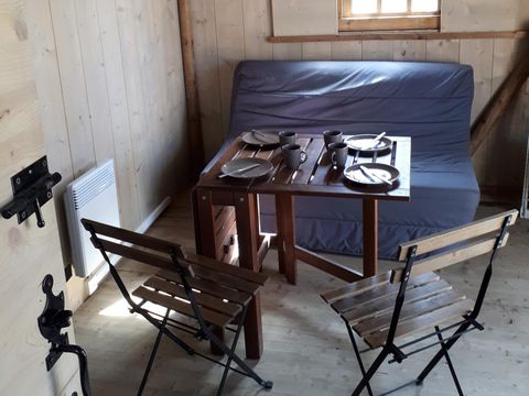 TENTE TOILE ET BOIS 4 personnes - La Cabane 2 chambres