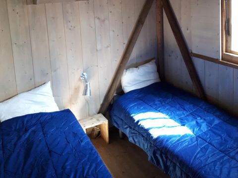 TENTE TOILE ET BOIS 4 personnes - La Cabane 2 chambres