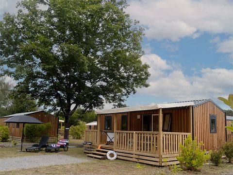 MOBILHOME 4 personnes - Cottage Prestige 2 CH 1 sdb (Green Village à 800 m du Domaine de la Forge)