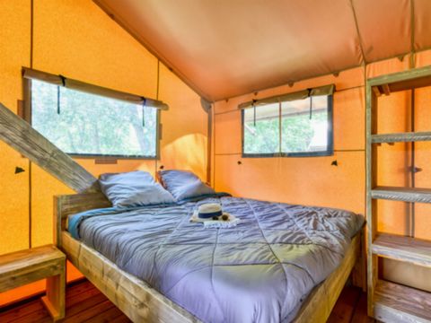 TENTE TOILE ET BOIS 5 personnes - Lodge VIP
