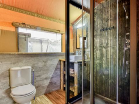 TENTE TOILE ET BOIS 6 personnes - Lodge Luxe 3 chambres
