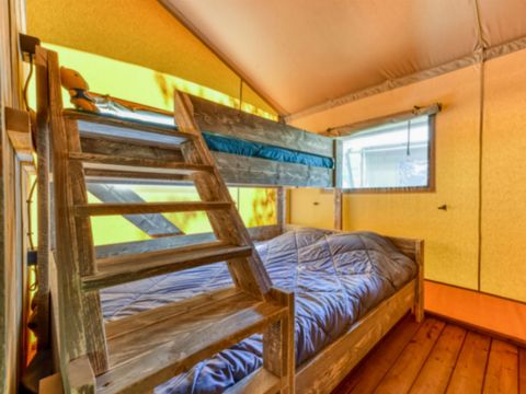 TENTE TOILE ET BOIS 6 personnes - Lodge Luxe 3 chambres