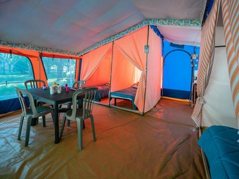 Tente 4 personnes - Tente Navajo 3 pièces 4 personnes sans sanitaires