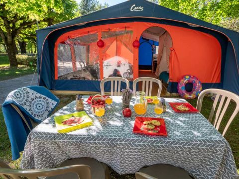 Tente 4 personnes - Tente Navajo 3 Pièces 4 Personnes Sans Sanitaire