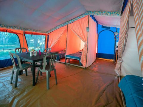 Tente 4 personnes - Tente Navajo 3 Pièces 4 Personnes Sans Sanitaire