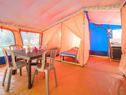 Tente 4 personnes - Tente Navajo 3 Pièces 4 Personnes Sans Sanitaire
