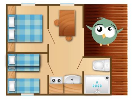 CHALET 5 personnes - GECKO Standard