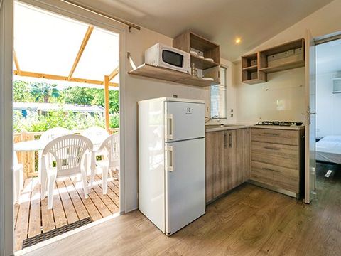 MOBILHOME 6 personnes - Comfort | 3 Ch. | 6 Pers. | Terrasse surélevée