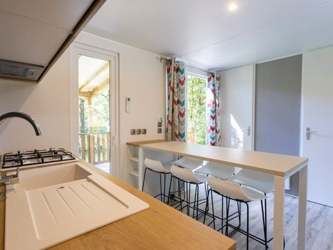 Mobilhome 6 personnes - Très grand mobil-home 1 32m² - 3 chambres