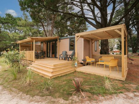 MOBILHOME 6 personnes - Cottage Cave Rock 6 p 3 Ch 2 Sdb Premium