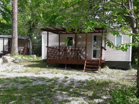 MOBILHOME 4 personnes - P'tit budget- 2 chambres + terrasse- Clim et TV Inclus