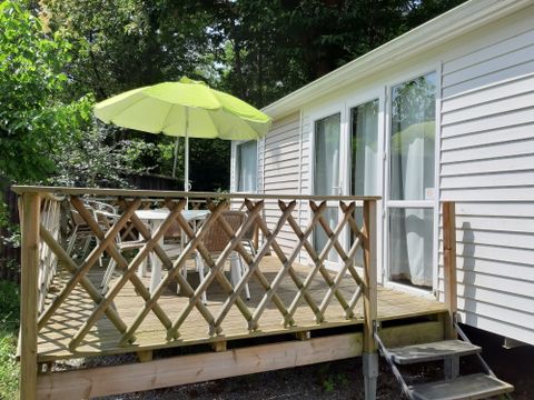 MOBILHOME 4 personnes - CONFORT PLUS- 2 chambres + 2 salles de bain- Clim et TV inclus