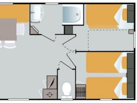 MOBILHOME 6 personnes - TANGAROA