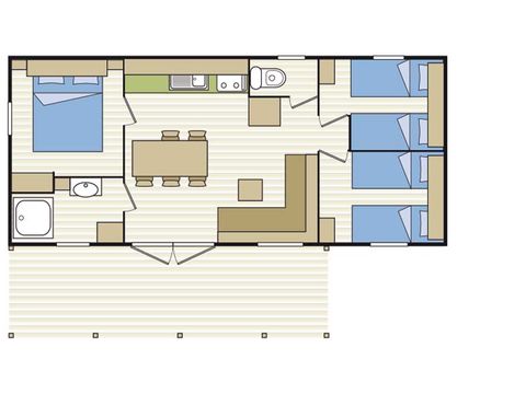 MOBILHOME 6 personnes - SANTORIN EVASION