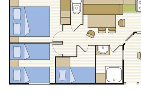MOBILHOME 6 personnes - NEPTUNE