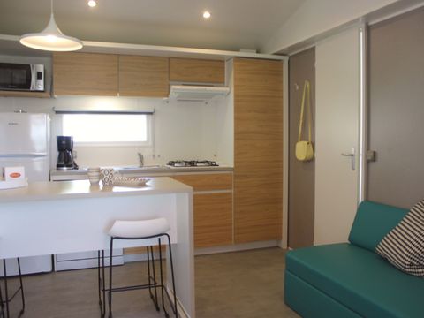 MOBILHOME 4 personnes - Cottage Antigua - 2 chambres - 2 salles de bains - Draps et serviettes inclus ****