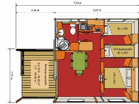 CHALET 5 personnes - MOREA