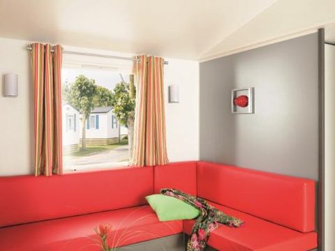 MOBILHOME 4 personnes - Cottage Louisiane - 2 chambres : 31m² - Terrasse semi-couverte 15m² 4 pers.