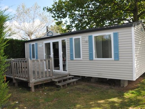 MOBILHOME 6 personnes - Cottage Family - 3 chambres : 32m² - Terrasse non couverte 11m² - 6 pers.