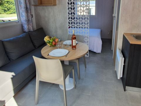 MOBILHOME 3 personnes - Cottage Duo - 1 chambre : 21m² - Terrasse non couverte 11m² 2/3 pers.