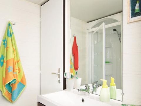 MOBILHOME 3 personnes - Cottage Duo - 1 chambre : 21m² - Terrasse non couverte 11m² 2/3 pers.