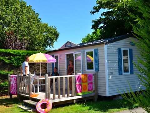 MOBILHOME 3 personnes - Cottage Duo - 1 chambre : 21m² - Terrasse non couverte 11m² 2/3 pers.
