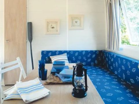 Mobilhome 4 personnes - Cottage Européen - 2 chambres : 29m² - Terrasse non couverte 11m² 4/5 pers.