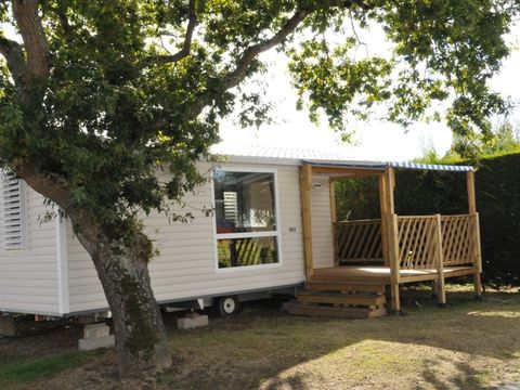 MOBILHOME 5 personnes - Cottage Pacifique - 2 chambres : 27m² - Terrasse couverte 9m² 4/5 pers.