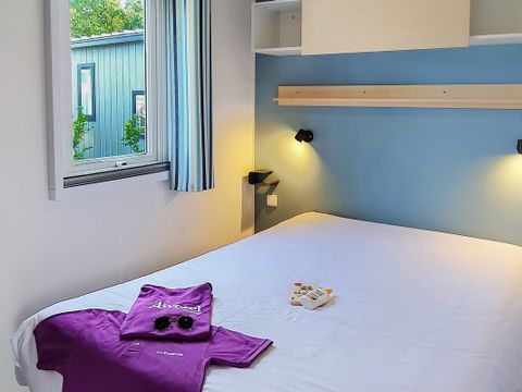 MOBILHOME 5 personnes - Cottage Pacifique - 2 chambres : 27m² - Terrasse couverte 9m² 4/5 pers.