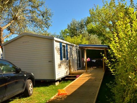 Mobilhome 5 personnes - Cottage Life PMR - 2 chambres : 32 m² + 15 m² de terrasse semi-couverte