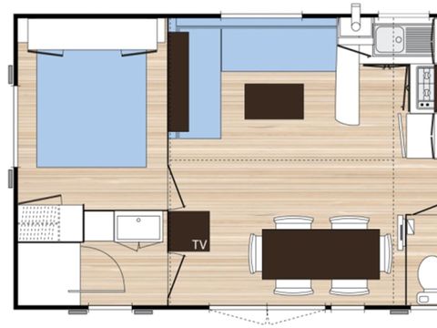 MOBILHOME 6 personnes - Cottage Family