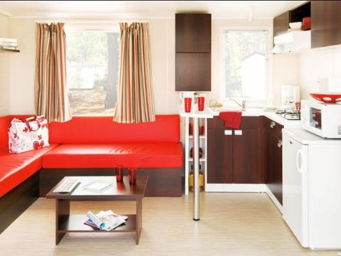 MOBILHOME 6 personnes - Cottage Family - 3 chambres : 33 m² + 11 m² terrasse semi couverte