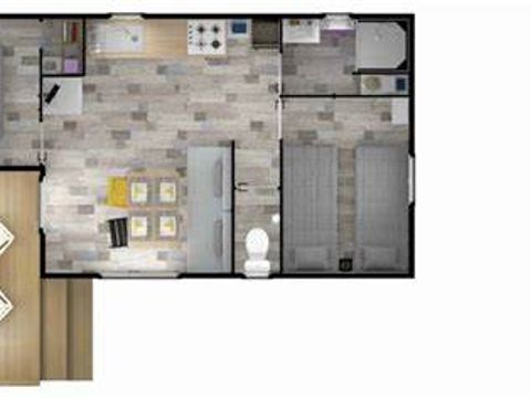 MOBILHOME 4 personnes - Mobil Home V.I.P. 2 Chambres 4 pers