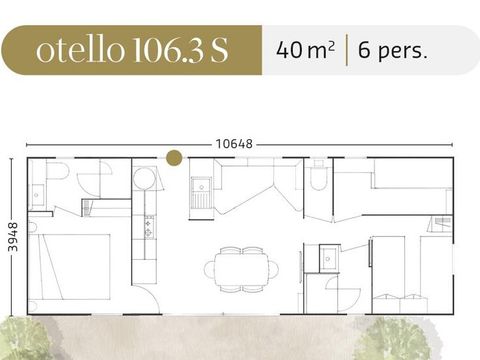 MOBILHOME 6 personnes - VIP Prestige 3 ch, 6 pers, 2 SDB, climatisé