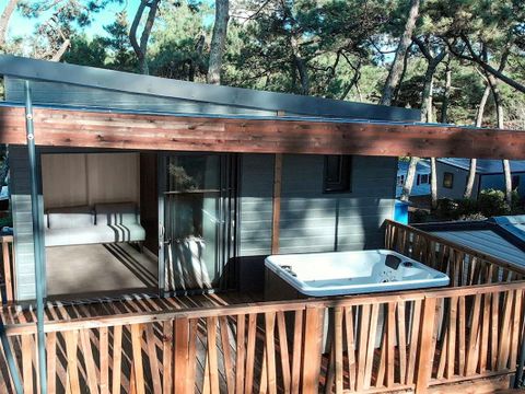 MOBILHOME 10 personnes - La Villa de la Siesta 5 chambres vue mer 4/10 pers