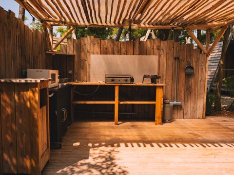 Hébergement 2 personnes - CABADIENNE 1 chambre 8m² avec terrasse 2 pers