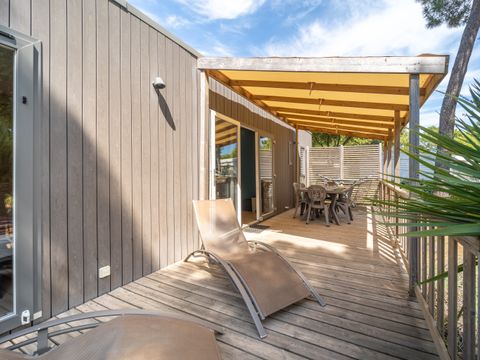 MOBILHOME 6 personnes - VIP 3 chambres 38m² - Pack-Vip inclus (linge,tv,wifi...) 6 pers