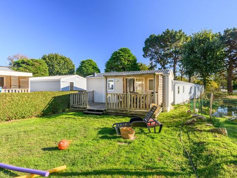 BUNGALOW 6 personnes - Mobil-home | Comfort | 2 Ch. | 4/6 Pers. | Terrasse surélevée | Clim.