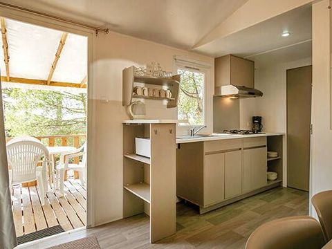 BUNGALOW 6 personnes - Mobil-home | Comfort | 2 Ch. | 4/6 Pers. | Terrasse surélevée